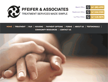 Tablet Screenshot of pfeiferandassociates.com